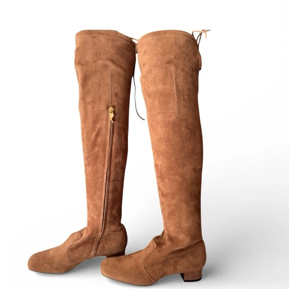 L’autre Chose Genuine Suede Boots- made in Italy-NWT - Picture 3 of 8
